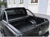 Крышка Mountain Top для Volkswagen Amarok "TOP ROLL", цвет черный c защитной дугой, изображение 4